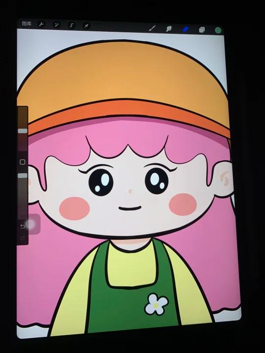 Procreate绘画教程|超简单小女孩头像画法