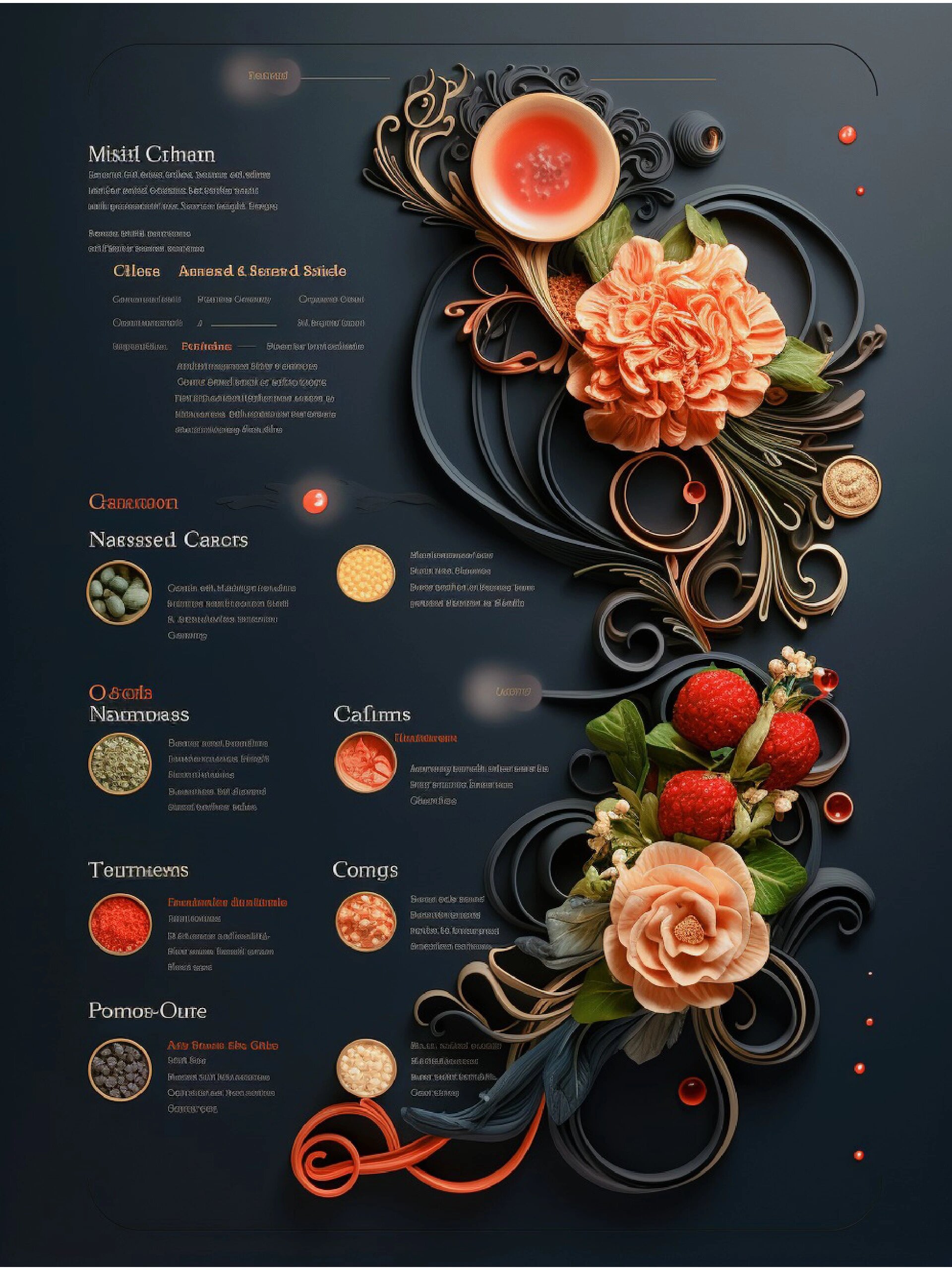 中餐厅高档菜单设计|酒店创意菜单