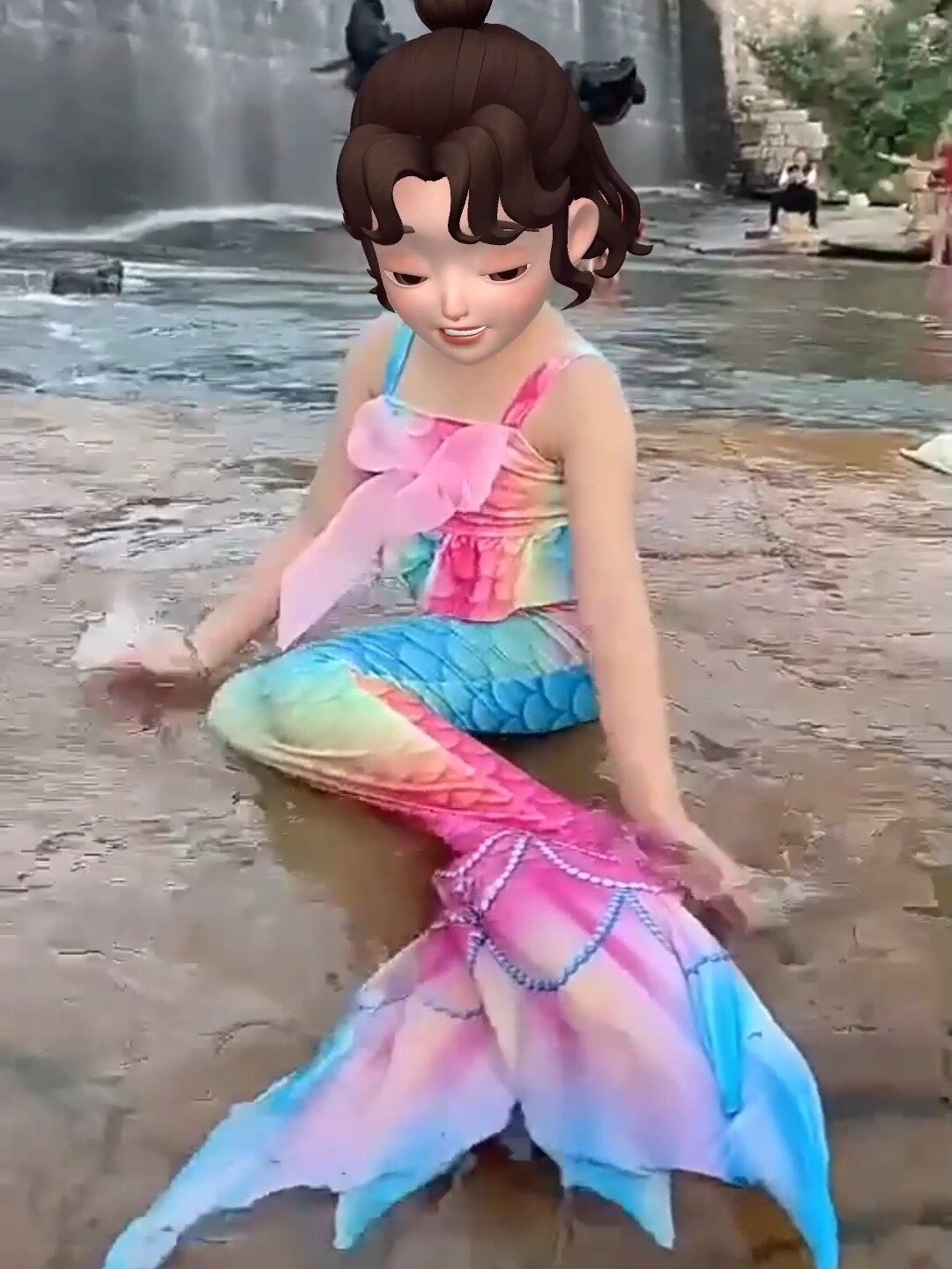 儿童美人鱼泳衣,让你的小仙女变身海洋公主