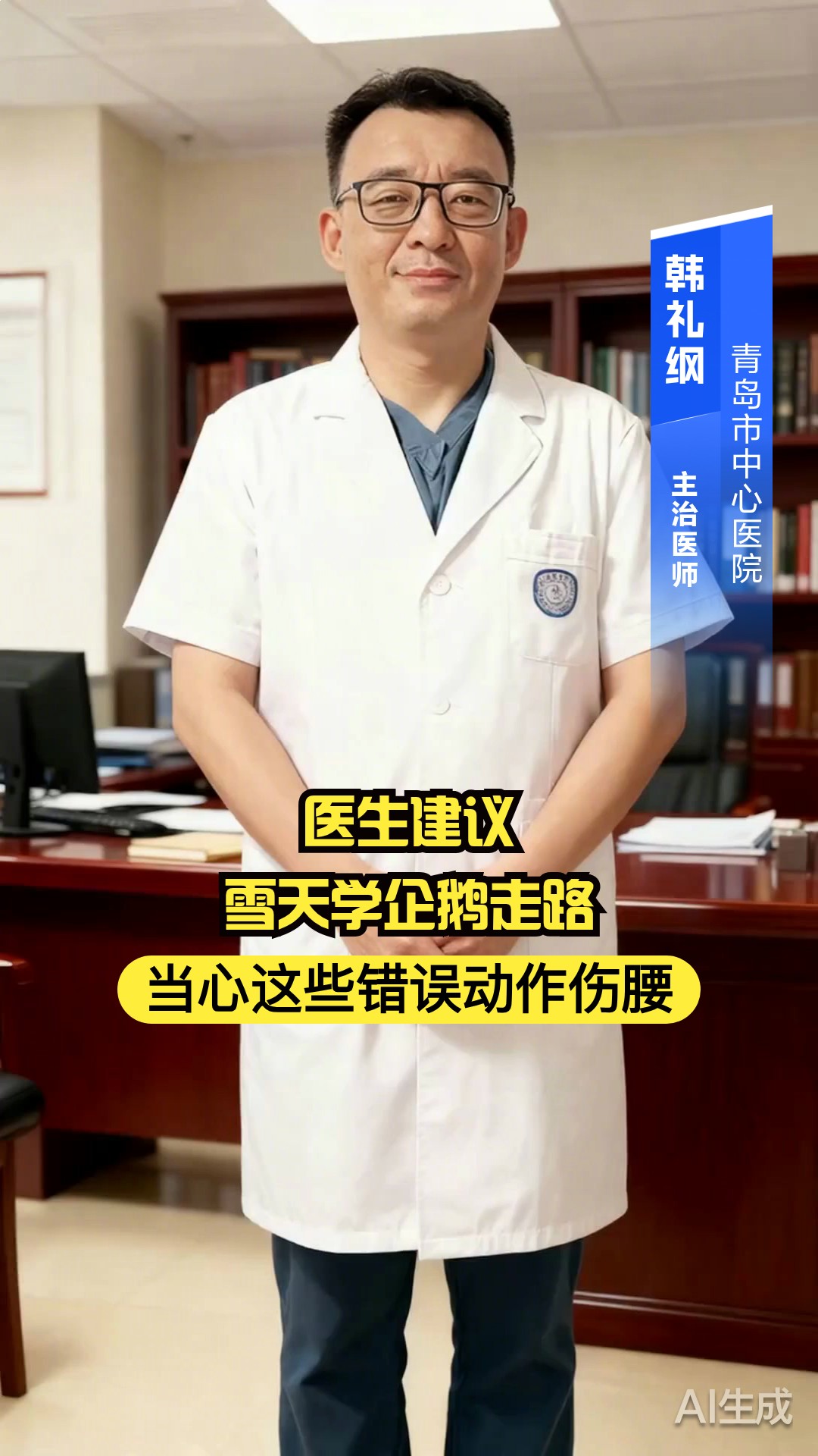 医生建议雪天学企鹅走路，当心这些错误动作伤腰