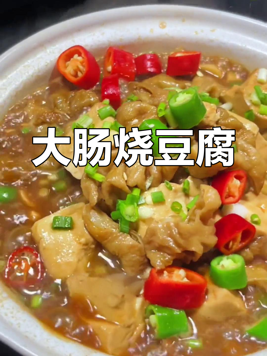 猪大肠与豆腐的完美炖煮,香气扑鼻