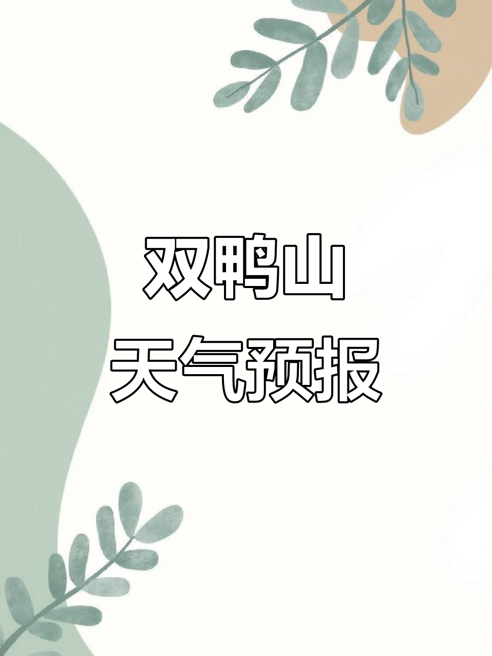 双鸭山11月30日天气预报:多云转晴,雪后路滑提醒