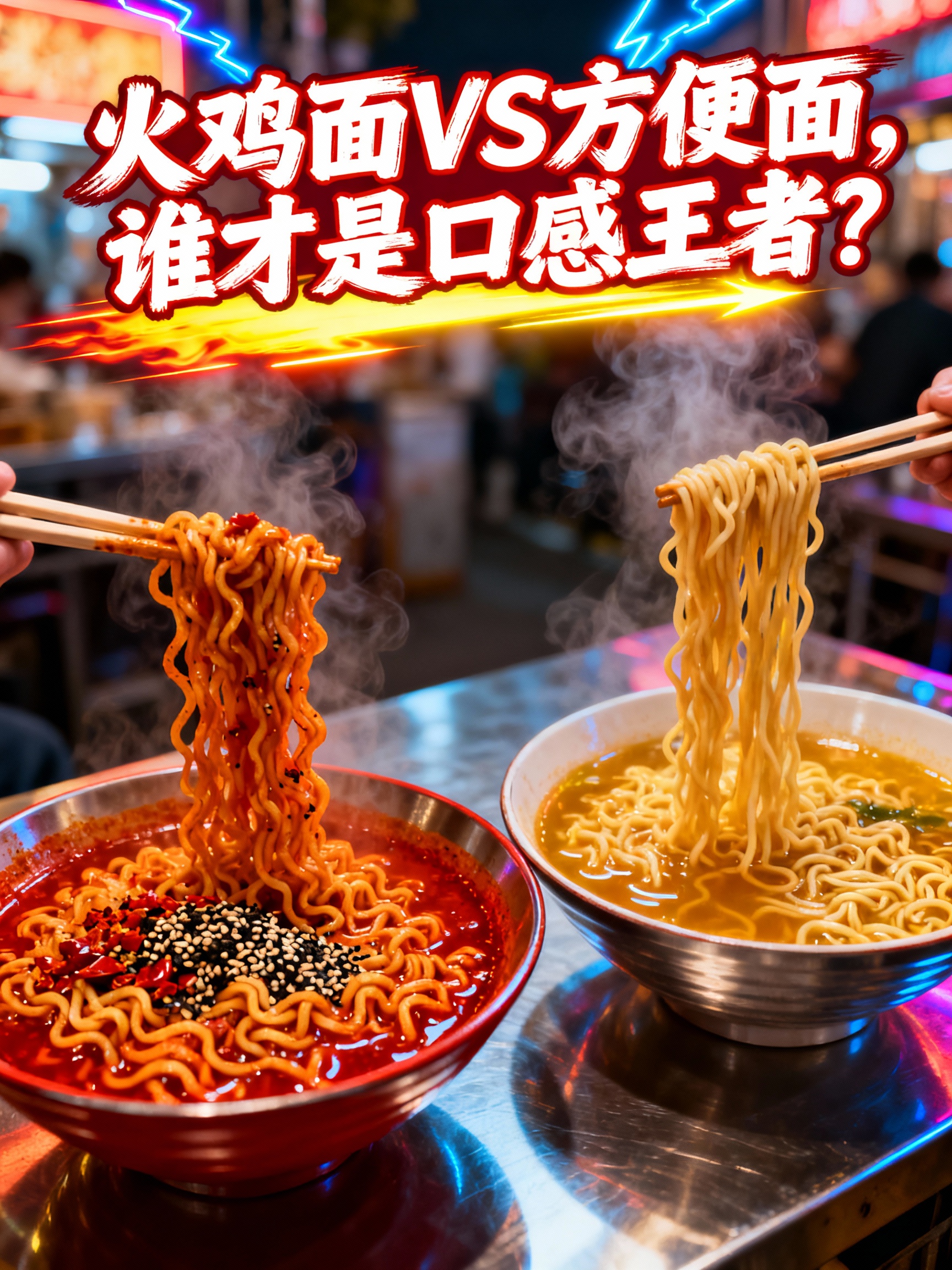 火鸡面VS方便面，谁才是口感王者？