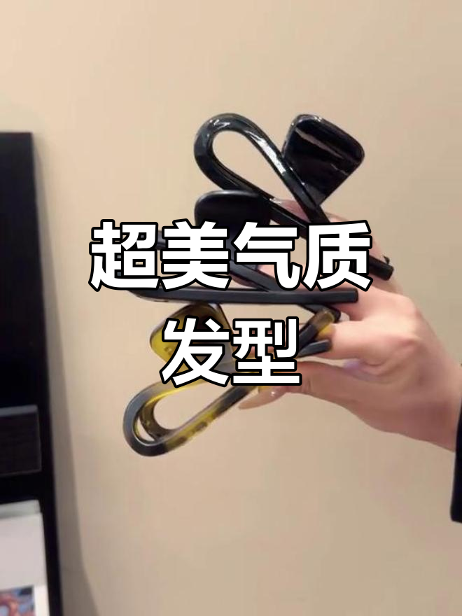 鱼尾抓夹,简约又优雅