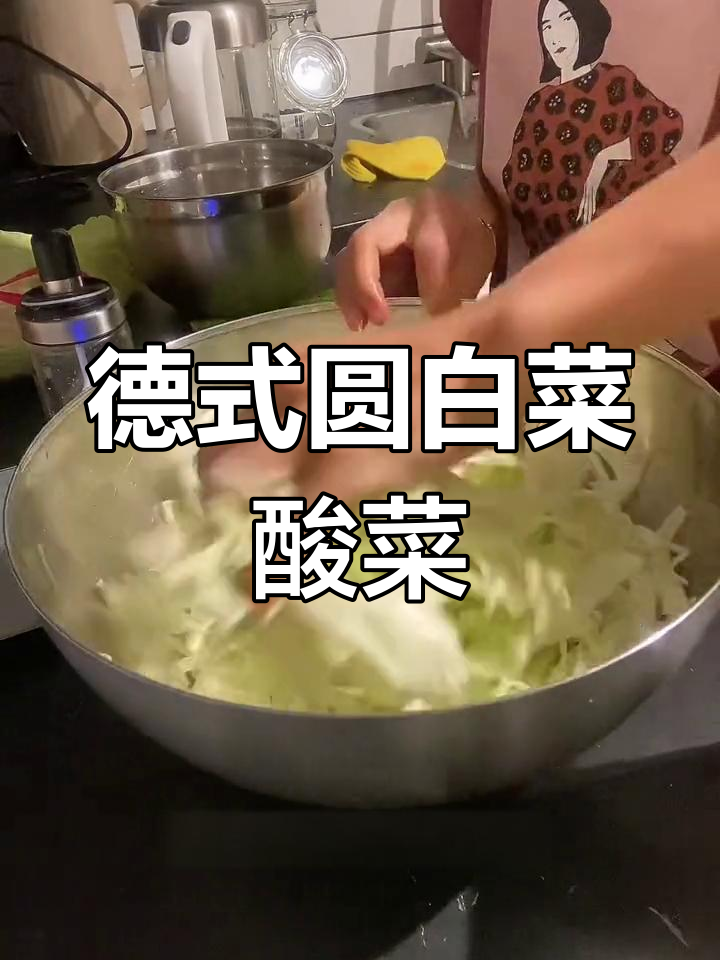用圆白菜做德国酸菜,发酵过程揭秘