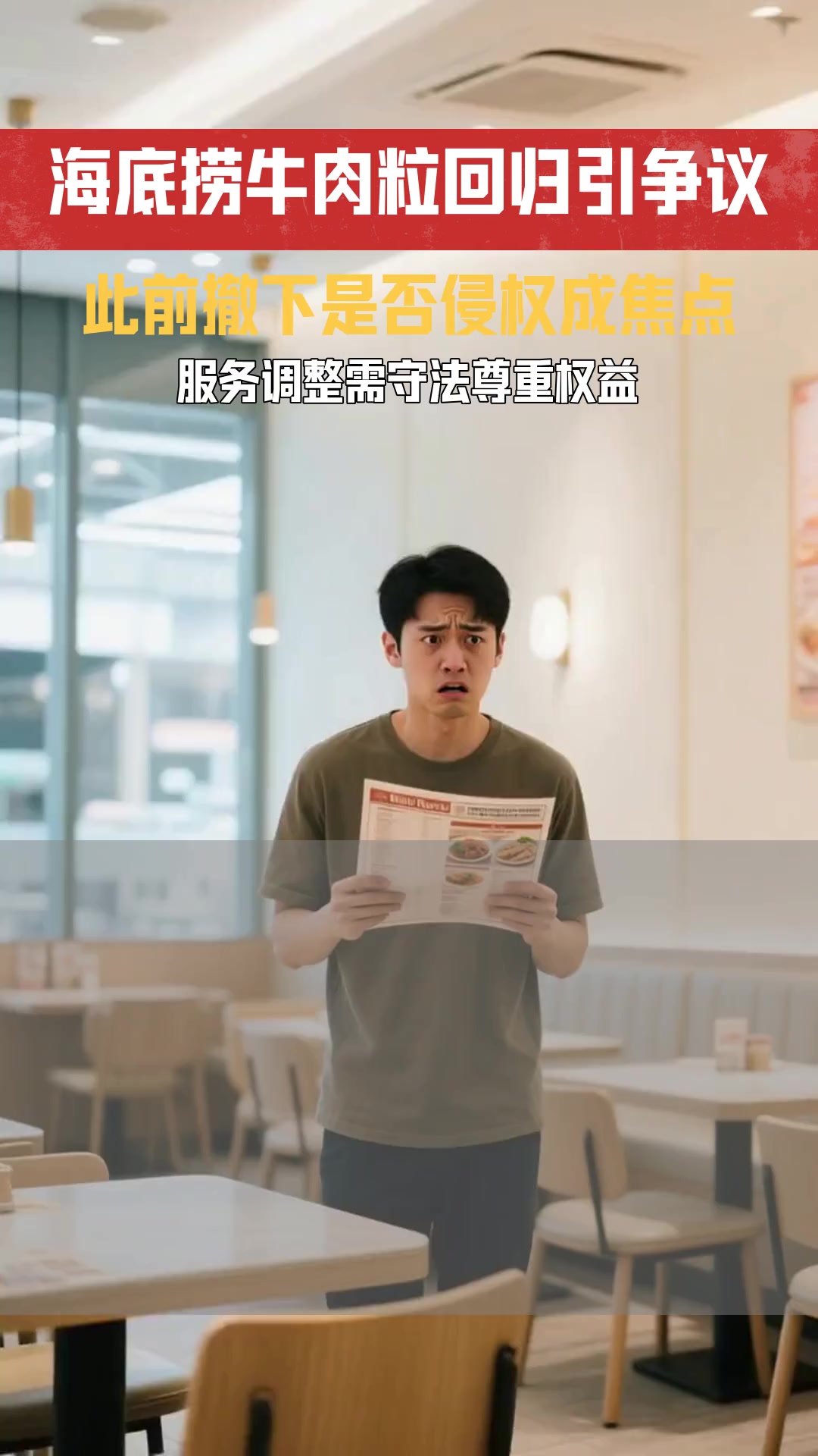 海底捞小料台牛肉粒全面回归 此前撤下是否侵犯消费者权益