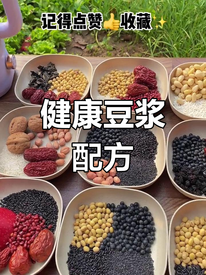 九款破壁机豆浆食谱,喝出好气色