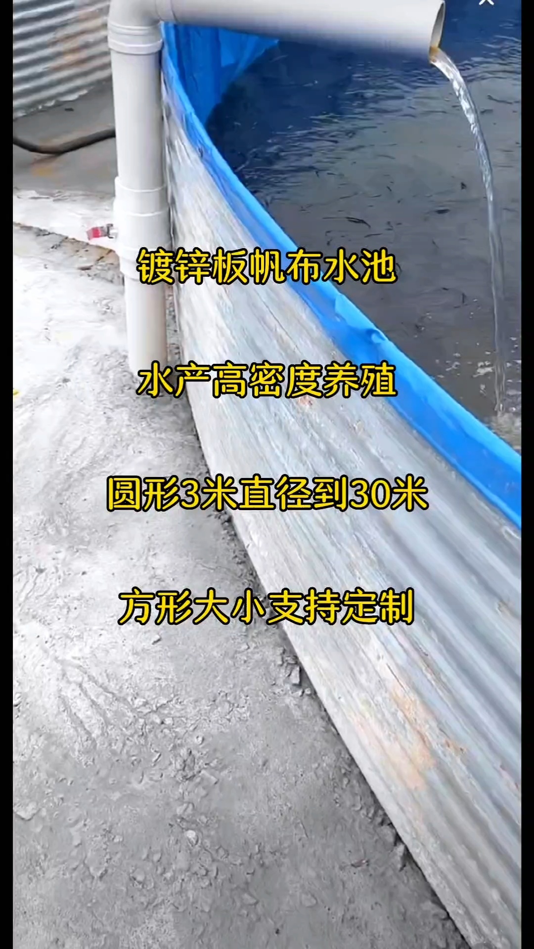 帆布鱼池