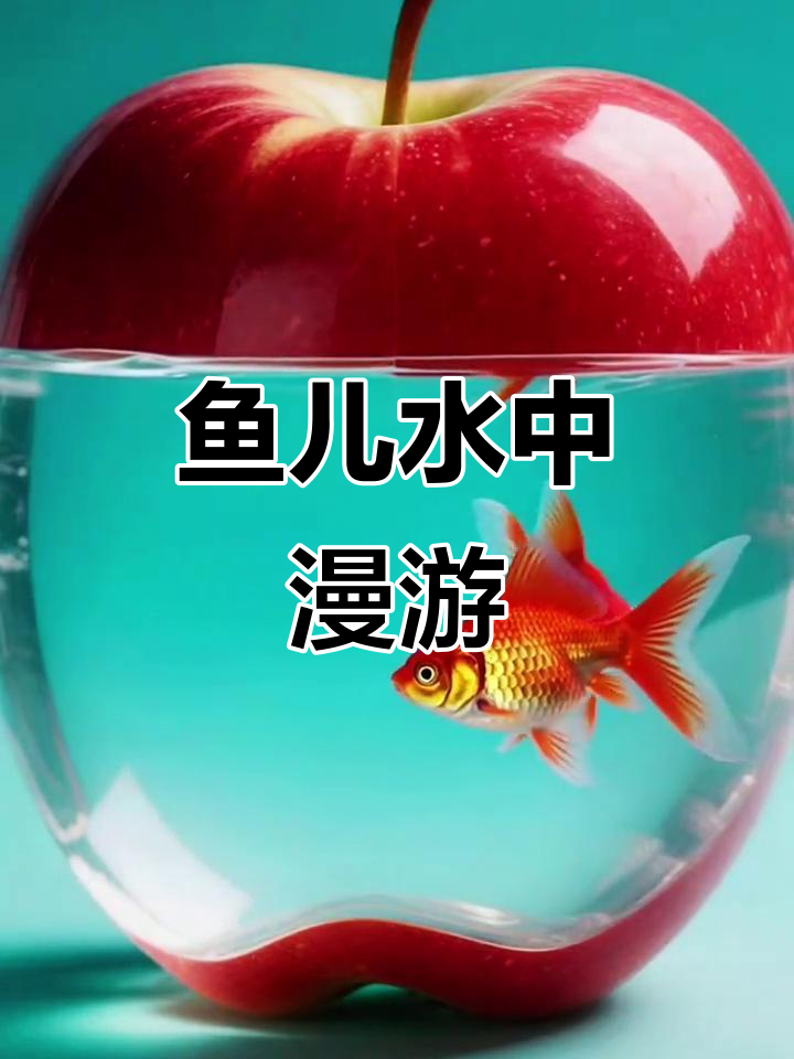 金鱼自由游动,AI技术生成精彩画面