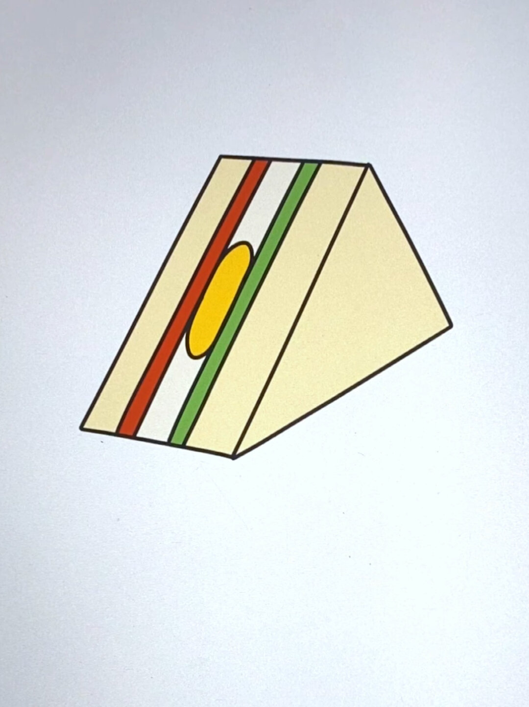 三明治简笔画教程