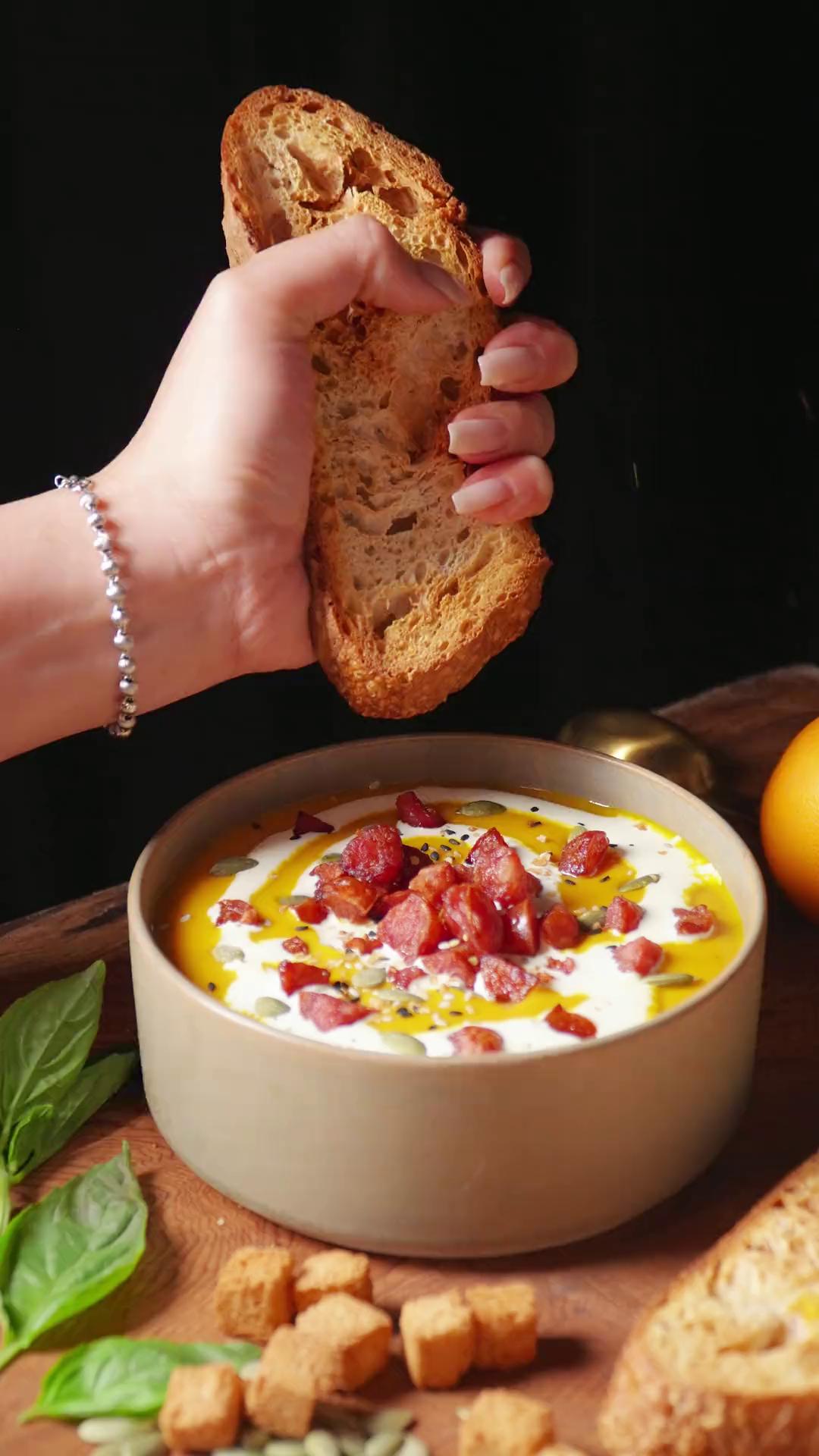 零油烟超好吃的懒人南瓜浓汤