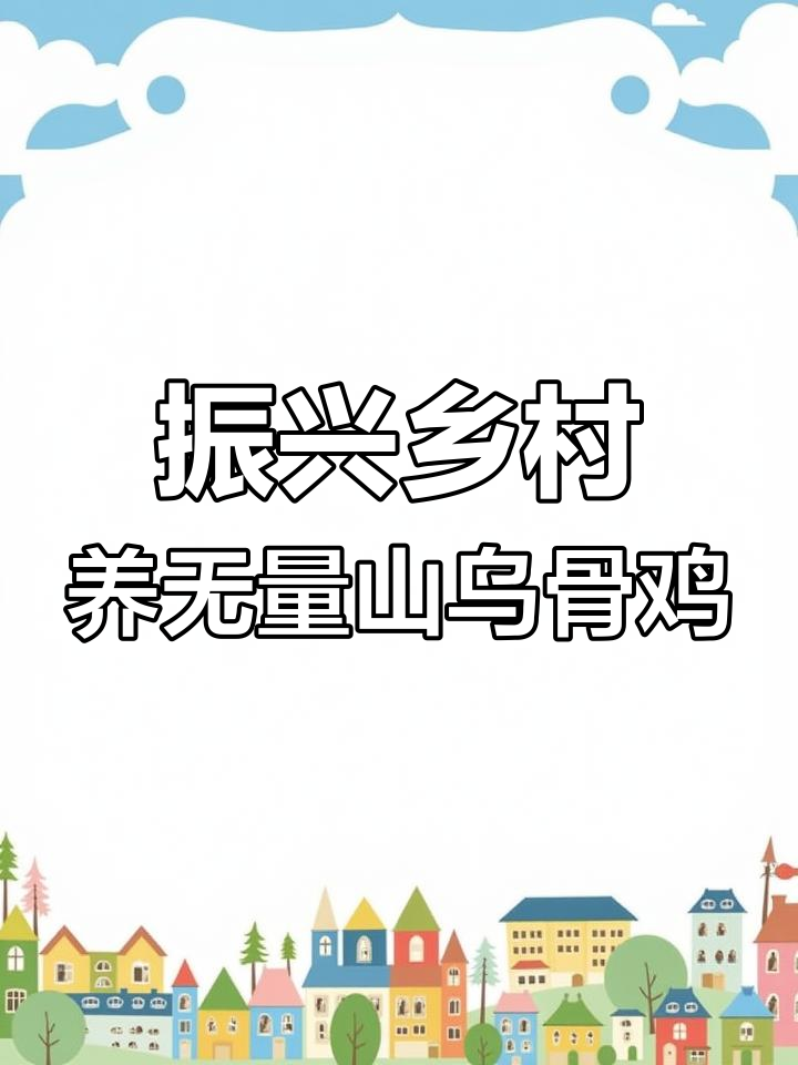 无量山乌骨鸡养殖:乡村创业新机遇