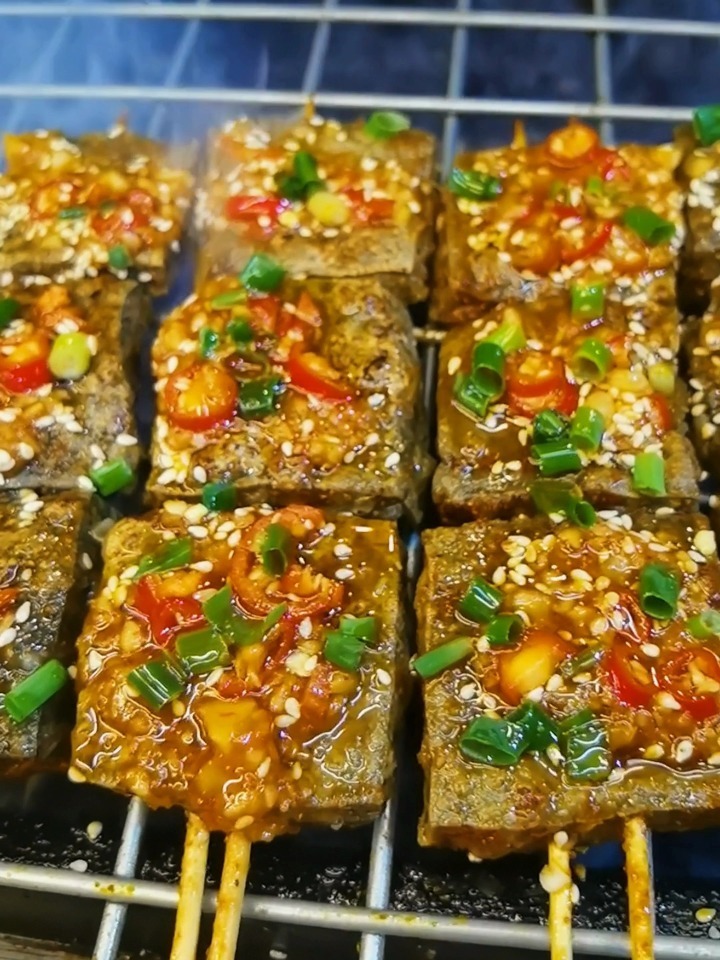 臭豆腐这样烤
