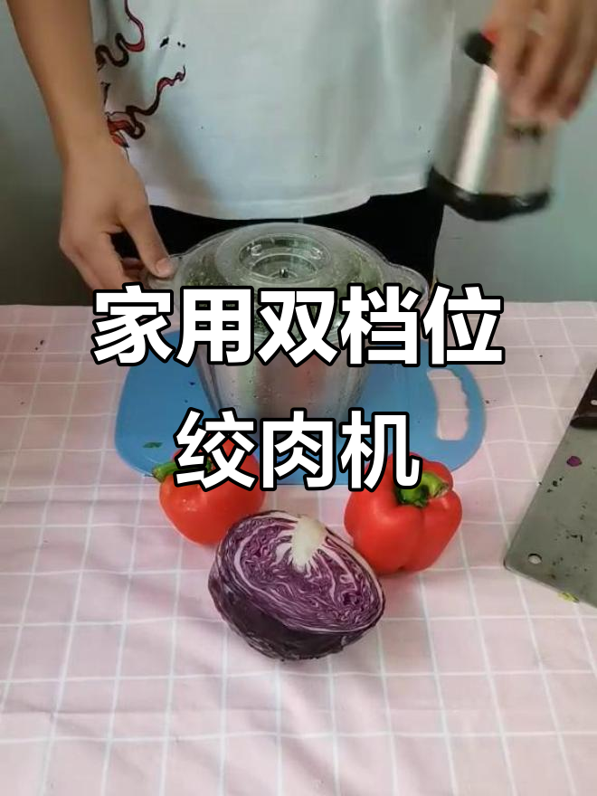 家庭必备多功能绞肉机,轻松搞定饺子、包子馅料