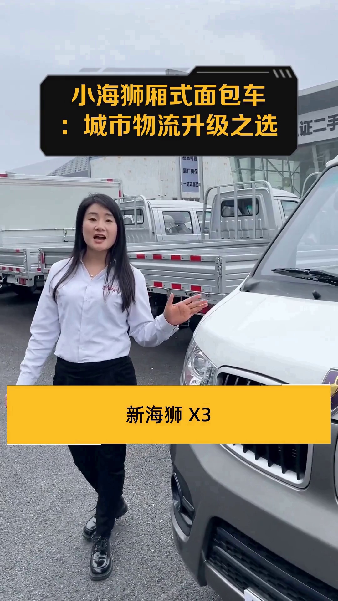 小海狮厢式面包车:城市物流升级之选