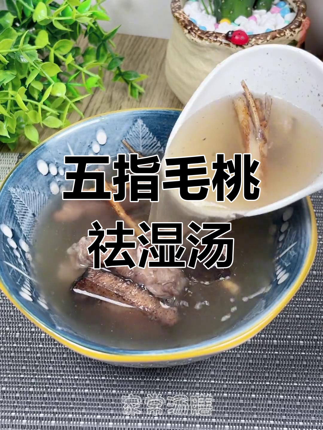 祛湿汤:五指毛桃与土茯苓的完美结合