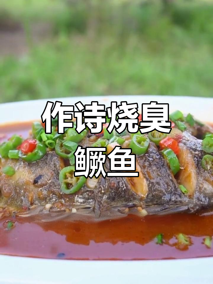 烧臭鳜鱼时,这首诗让你秒变厨神