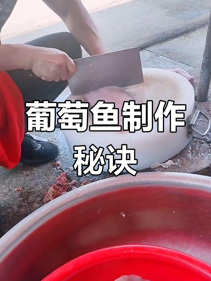 葡萄鱼做法大揭秘,切花刀是关键!