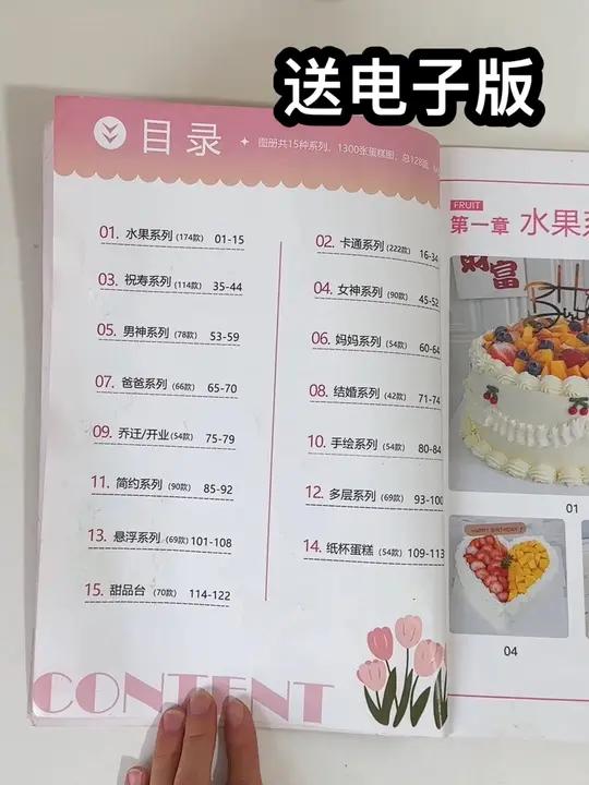 蛋糕图册内容 图册送电子版,看视频 蛋糕 蛋糕图册 人气蛋糕推荐 裱花蛋糕