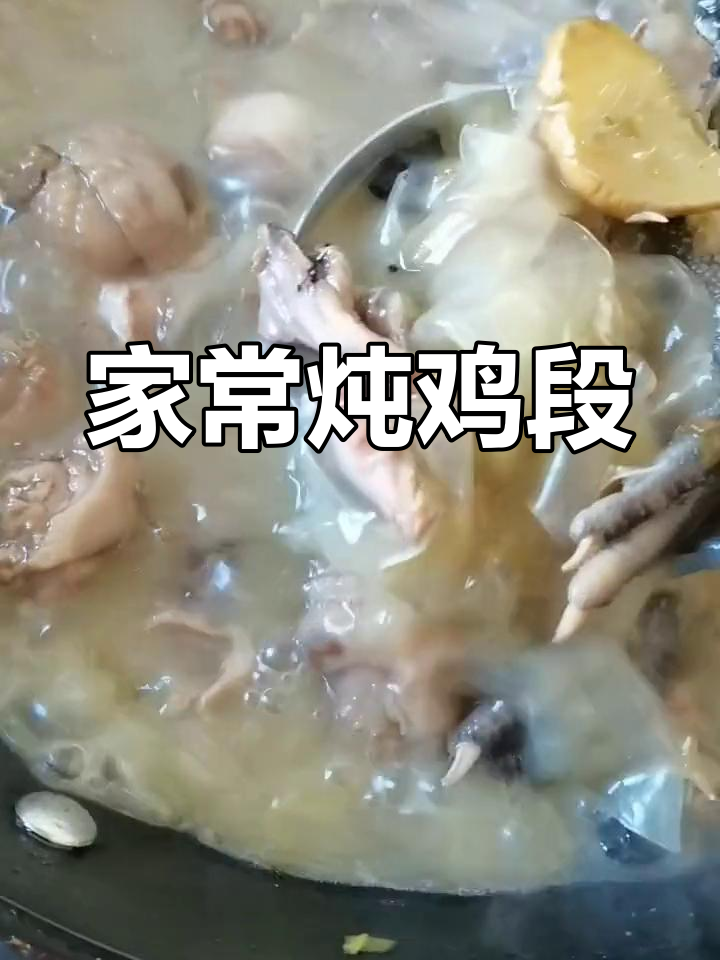 炖鸡段的家常做法,忘记放盐了!