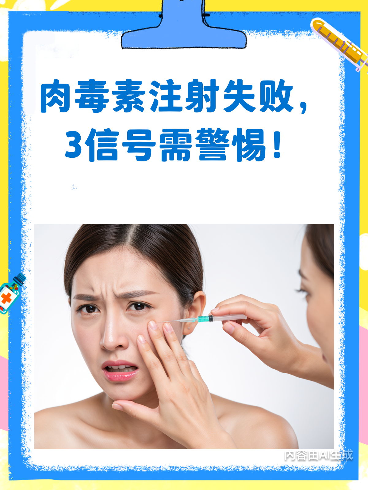 肉毒素注射失败?看这3个信号就知道!
