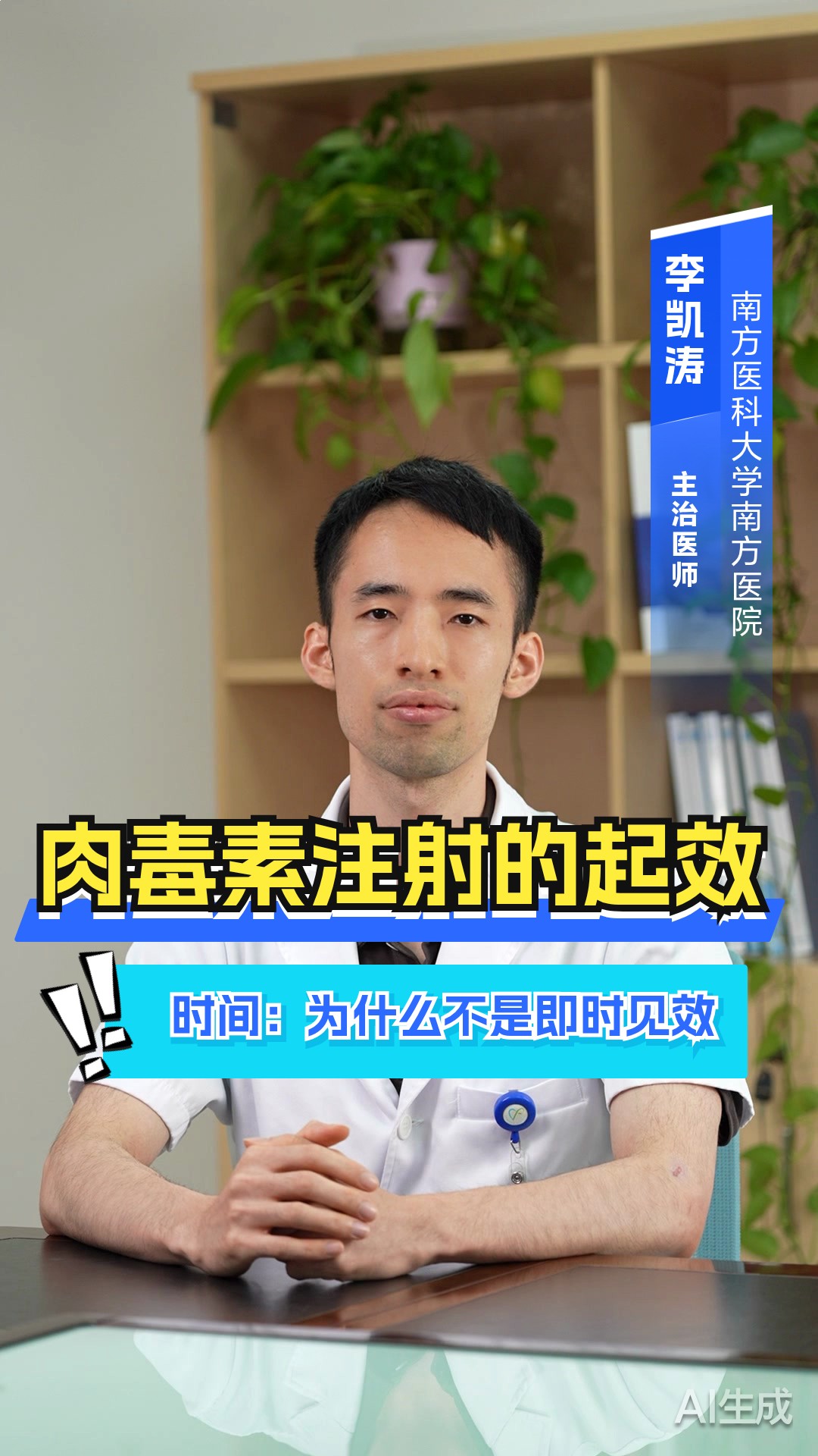 肉毒素注射的起效时间:为什么不是即时见效