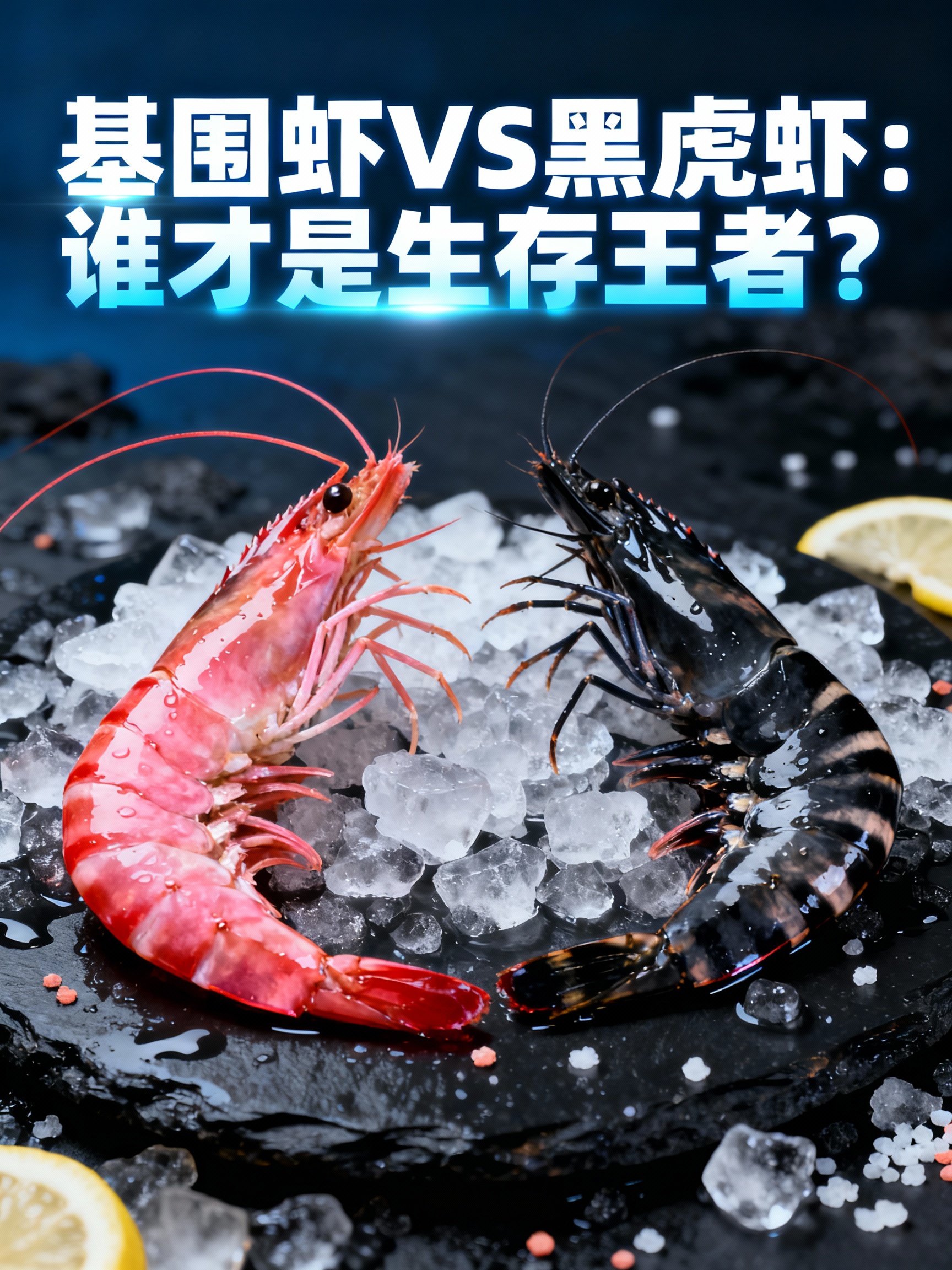 基围虾VS黑虎虾：谁才是生存王者？