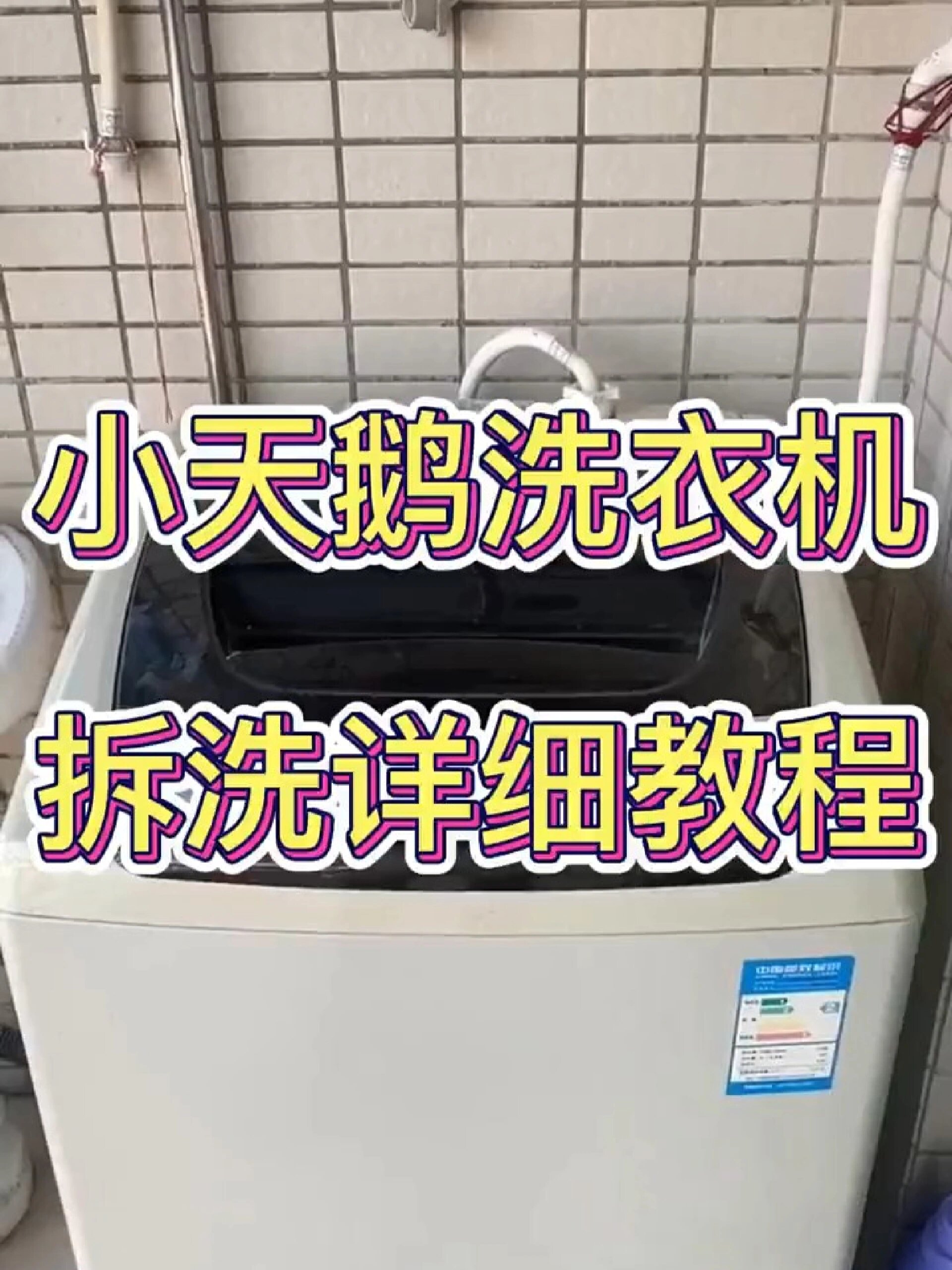 小天鹅波轮洗衣机到底能不能拆洗,详细教程