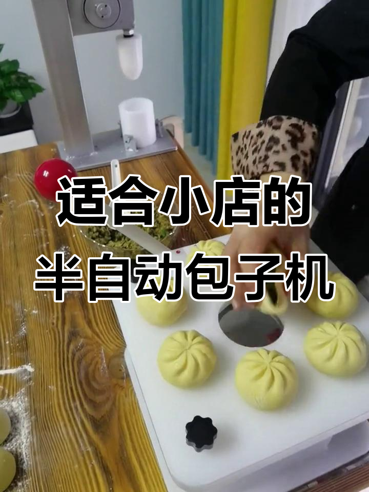 夫妻店必备!半自动包子机,轻松做15-60克速冻包子