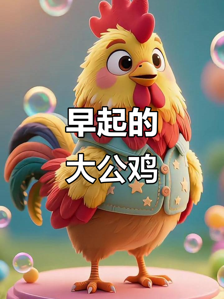 大公鸡的美丽与歌声，清晨唤醒我们