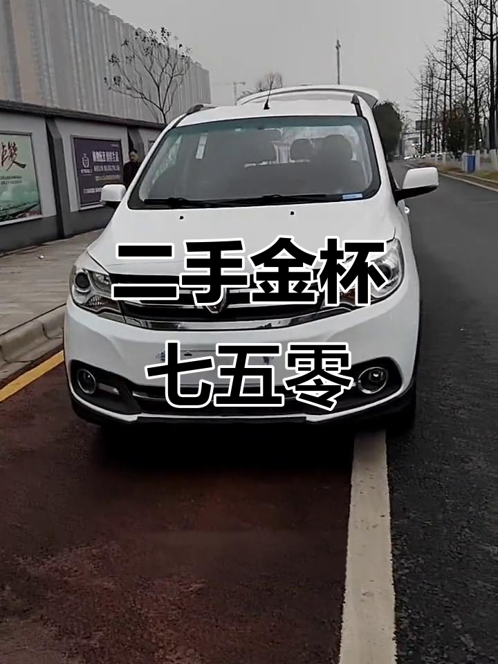 17年金杯七五零,高配二手面包车,两万二千八包过户
