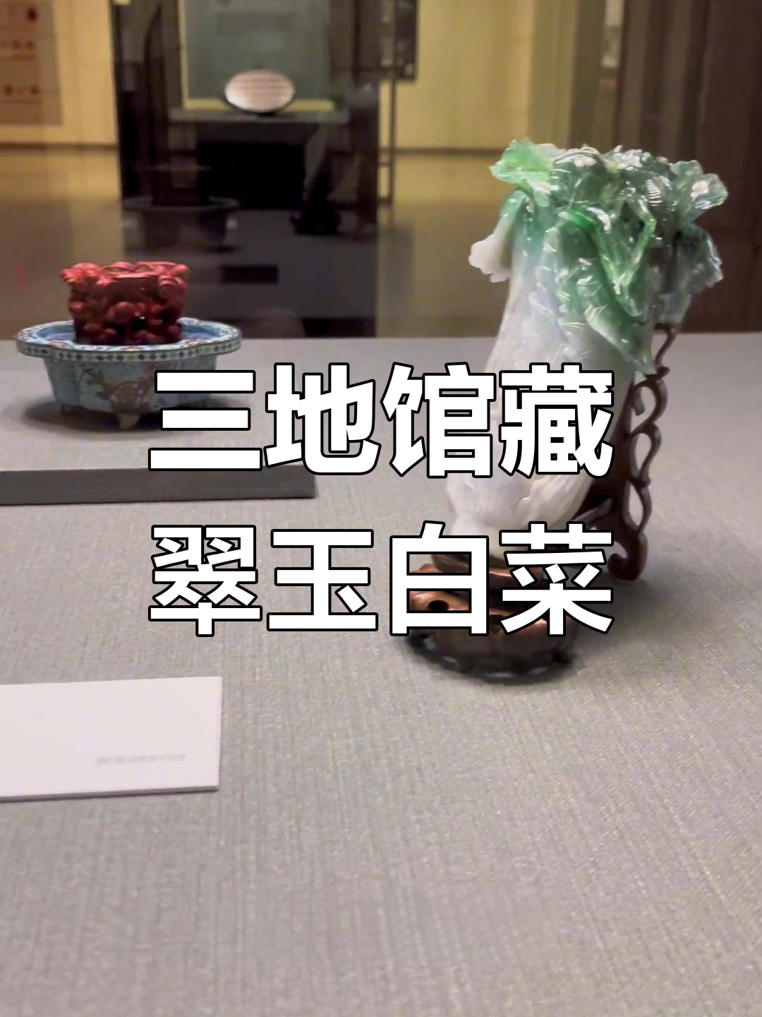 翠玉白菜三大博物馆藏品揭秘,北京、台北与天津的珍宝