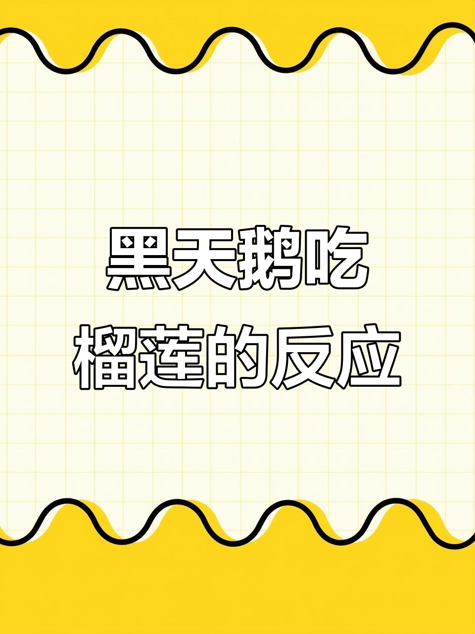 6月30日黑天鹅首次尝试榴莲，表情超搞笑！