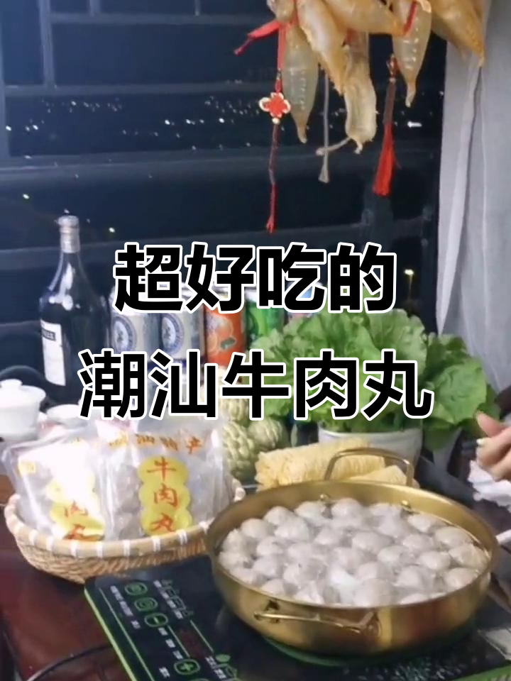 潮汕牛肉丸,好吃到无法用语言形容!