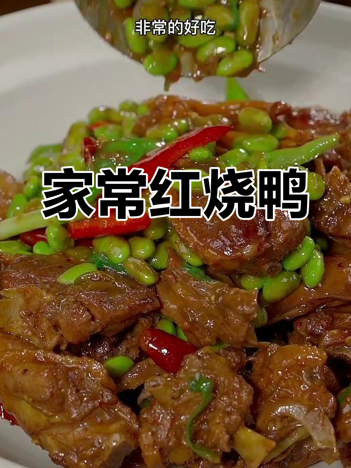 红烧鸭肉家常做法,软烂入味不腥