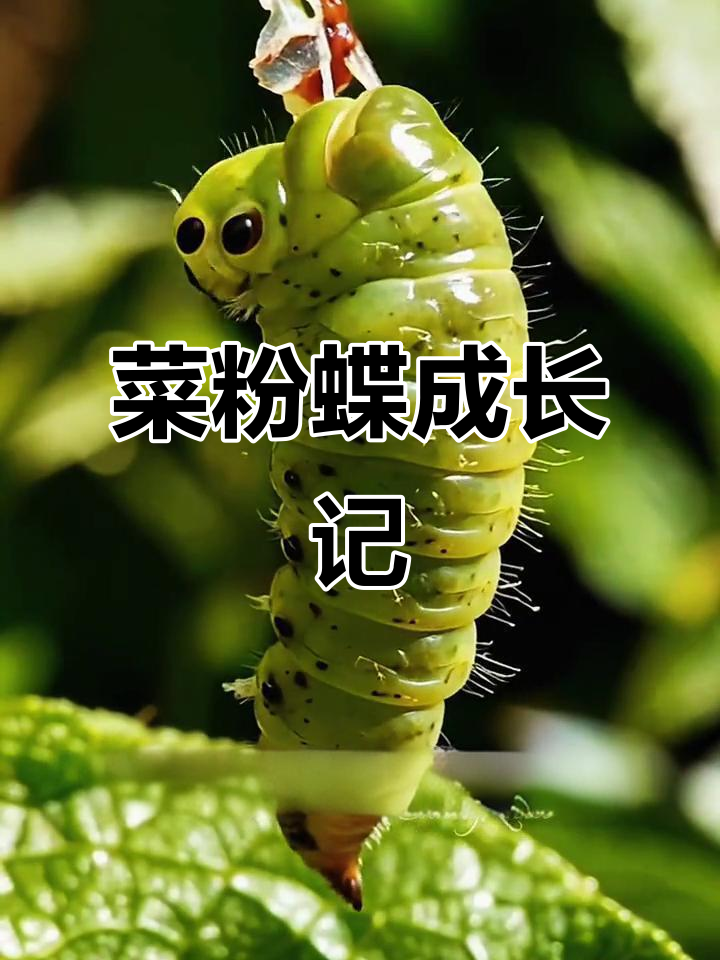 菜粉蝶的15天蜕变：从毛虫到蝴蝶，神奇的自然之旅