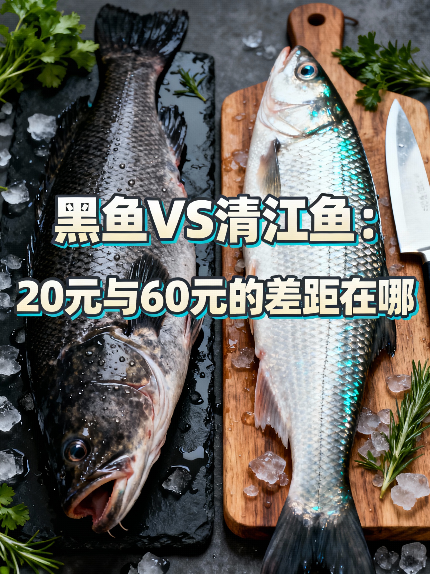 黑鱼VS清江鱼：20元与60元的差距在哪