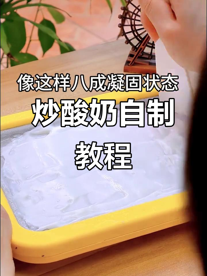 自制炒酸奶，轻松搞定！水果坚果任你加