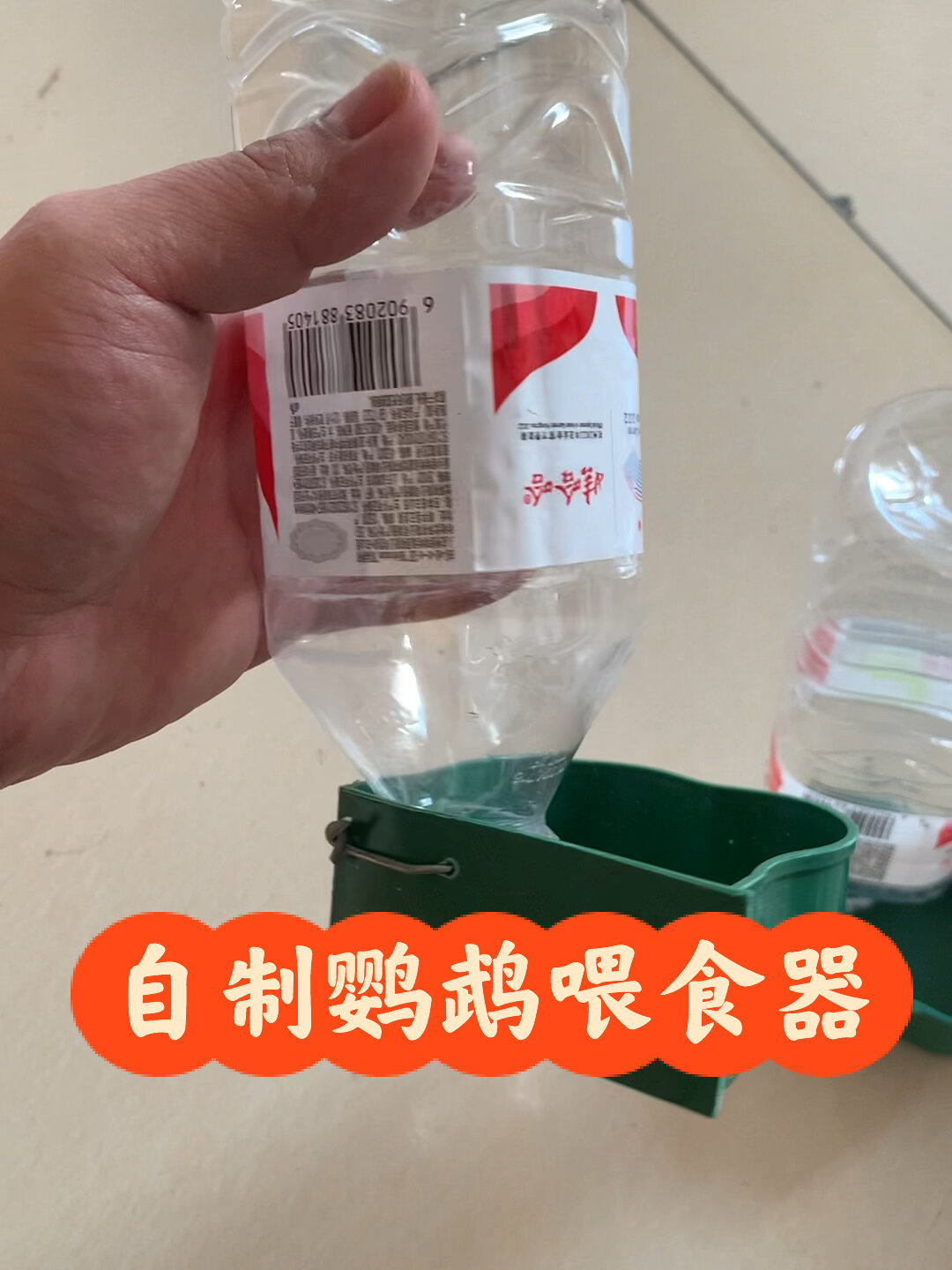 自制鹦鹉喂食器