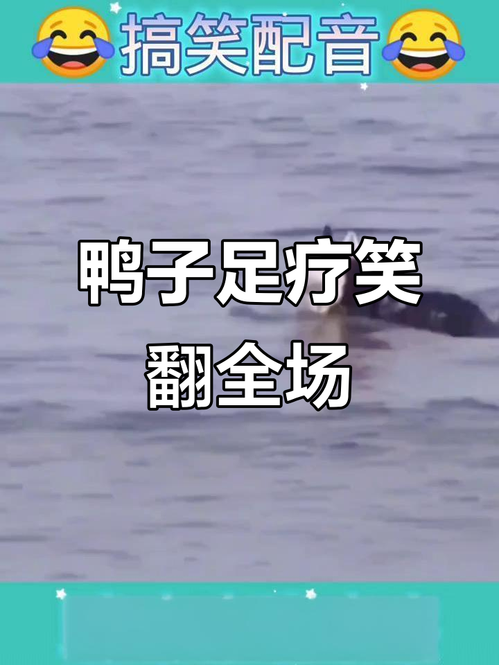 鸭式足疗大作战，游泳也能这么搞笑！