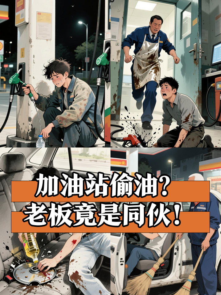 偷油被堵,老板却说:我等你很久了!