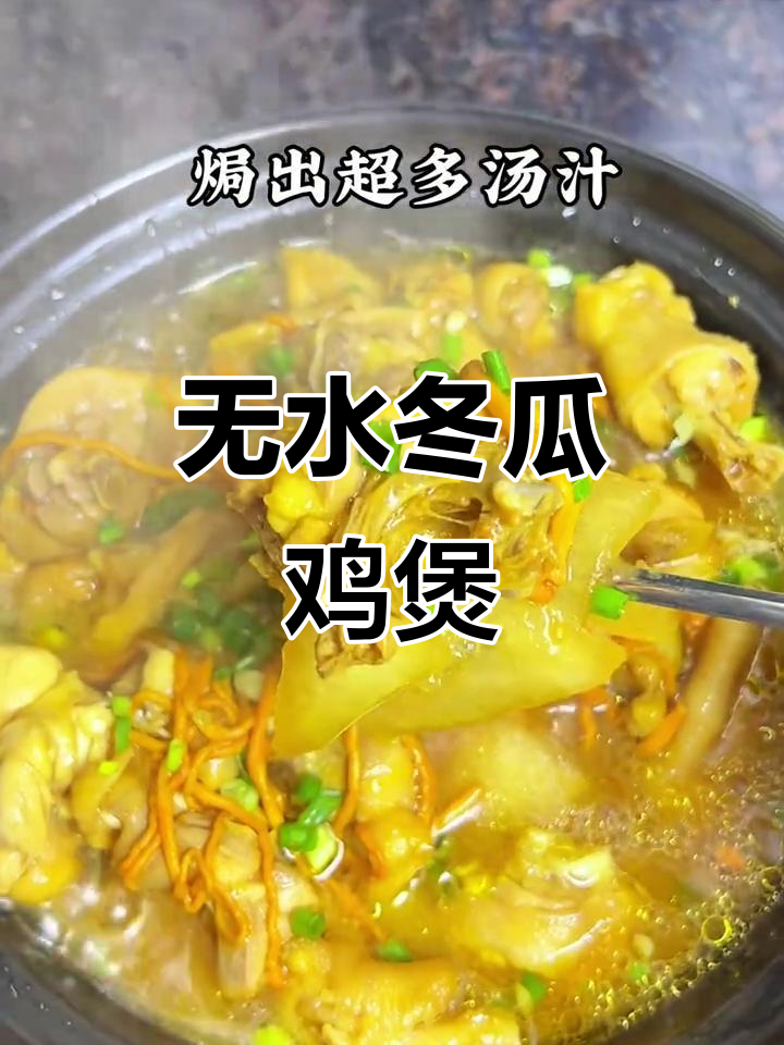 懒人必备！冬瓜鸡肉煲，鲜甜无水更美味