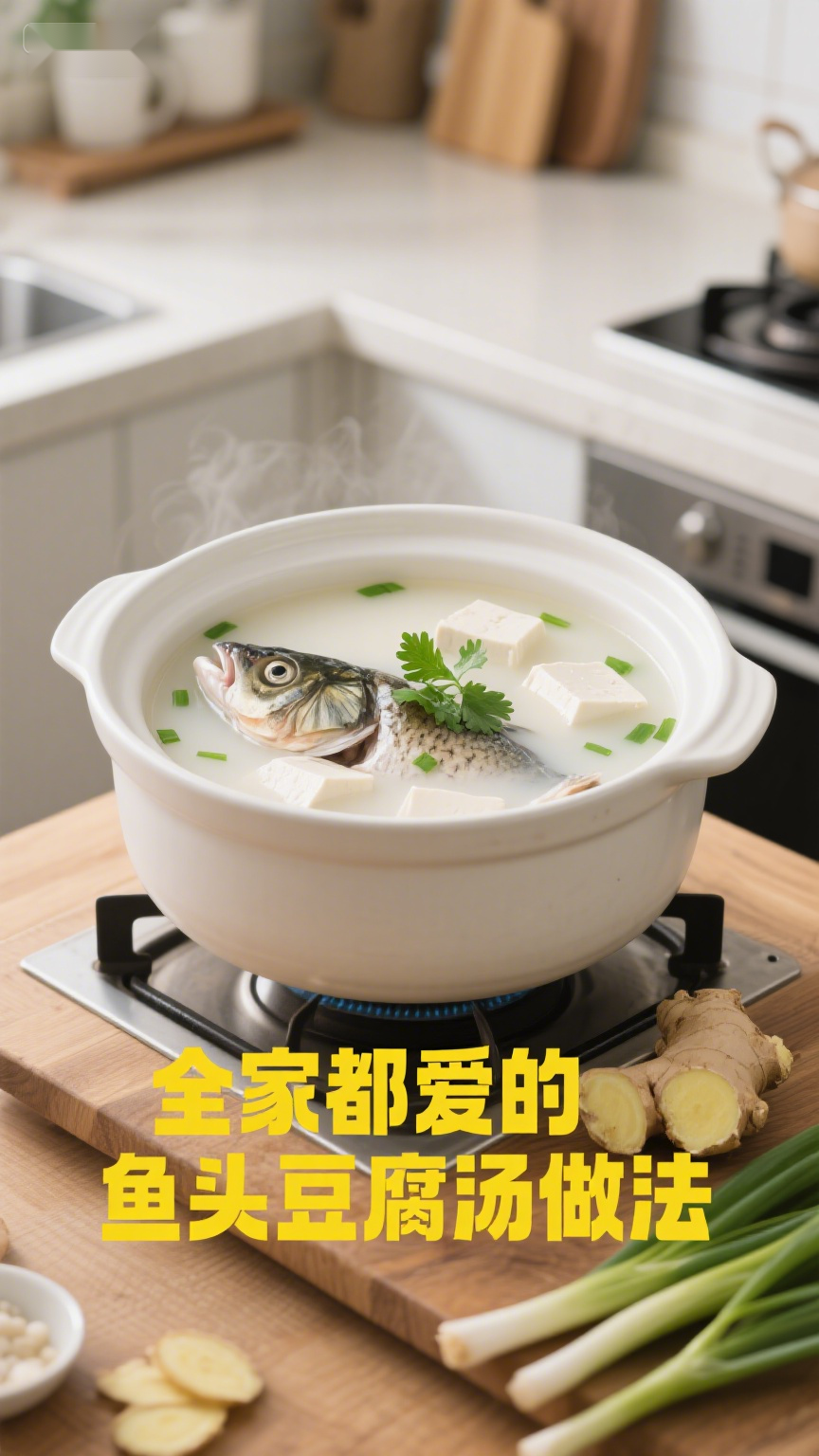 全家都爱的鱼头豆腐汤做法