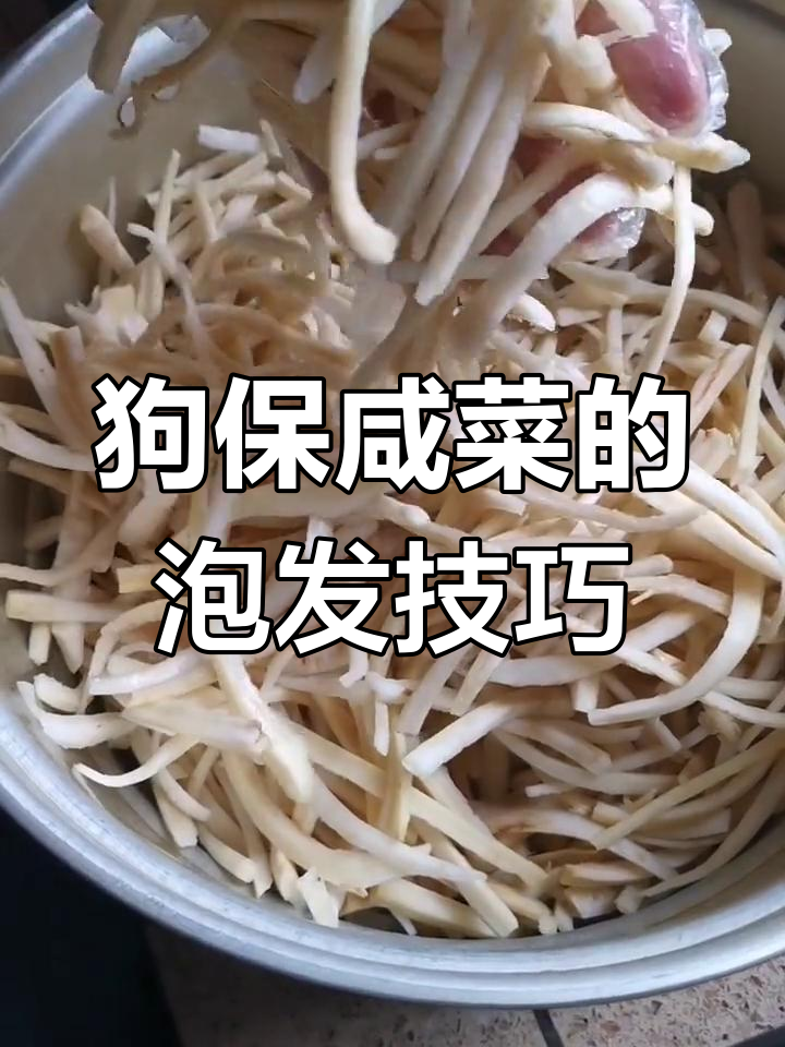 朝鲜族狗保咸菜制作秘籍,去除苦味有妙招