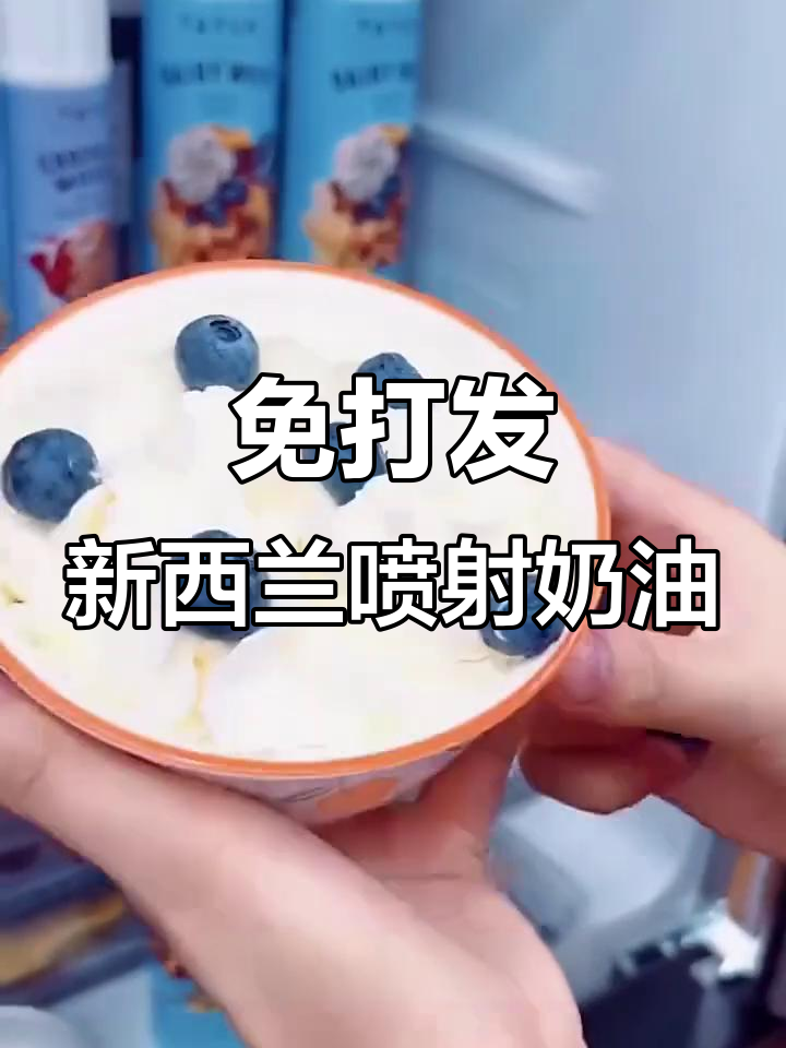 新西兰进口喷射奶油,轻松做冰淇淋、奶茶和雪顶咖啡
