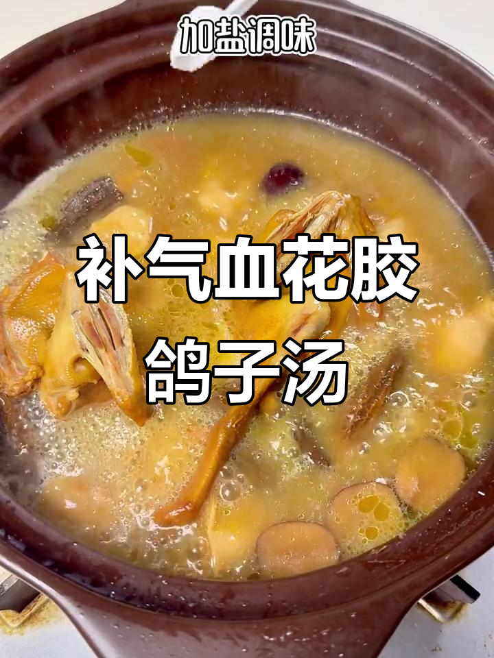 花胶鸽子汤，滋补美容，营养满满