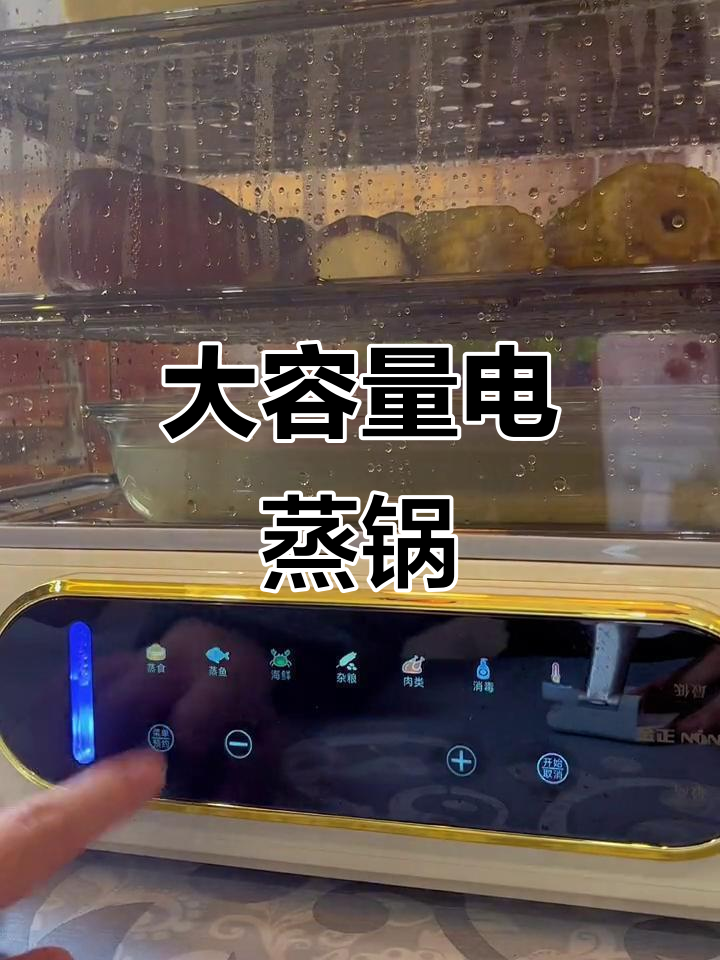 38升大容量电蒸锅,四个炖盅隔水炖,厨房神器