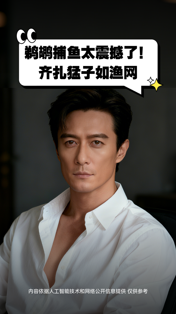 鹈鹕捕鱼太震撼了!齐扎猛子如渔网
