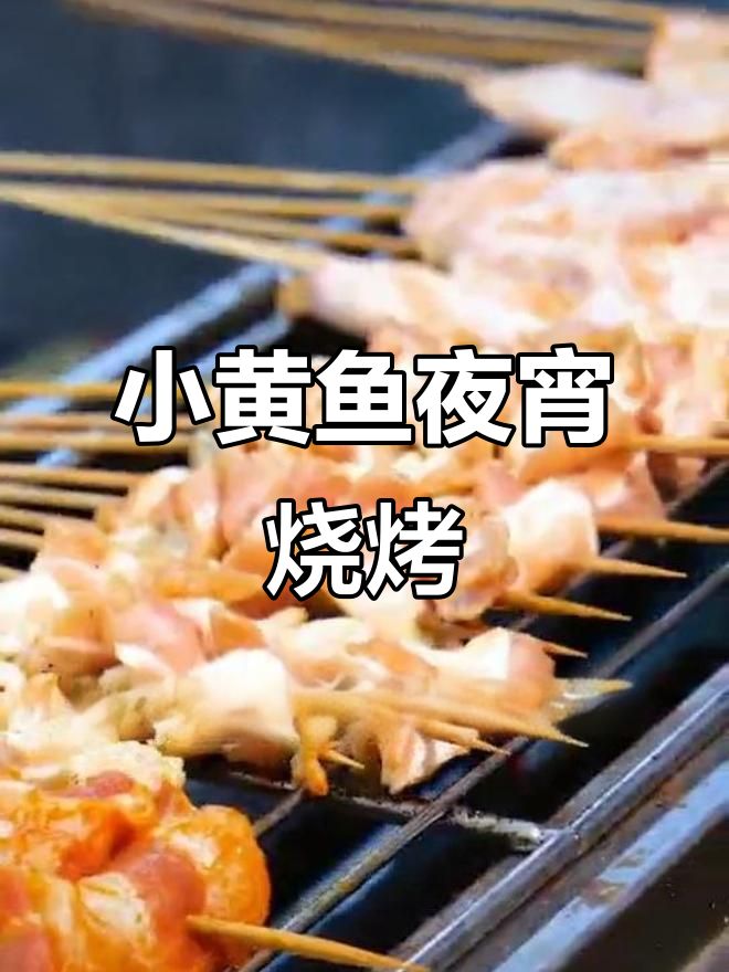 郑州独一家小黄鱼烧烤,深夜放毒等你来挑战
