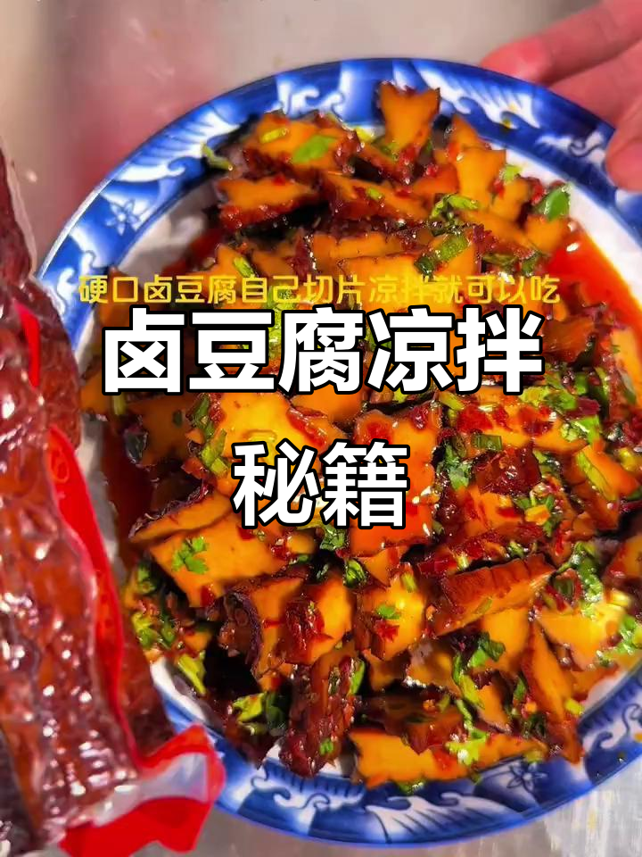 武冈卤豆腐凉拌,香辣开胃,下饭绝配!